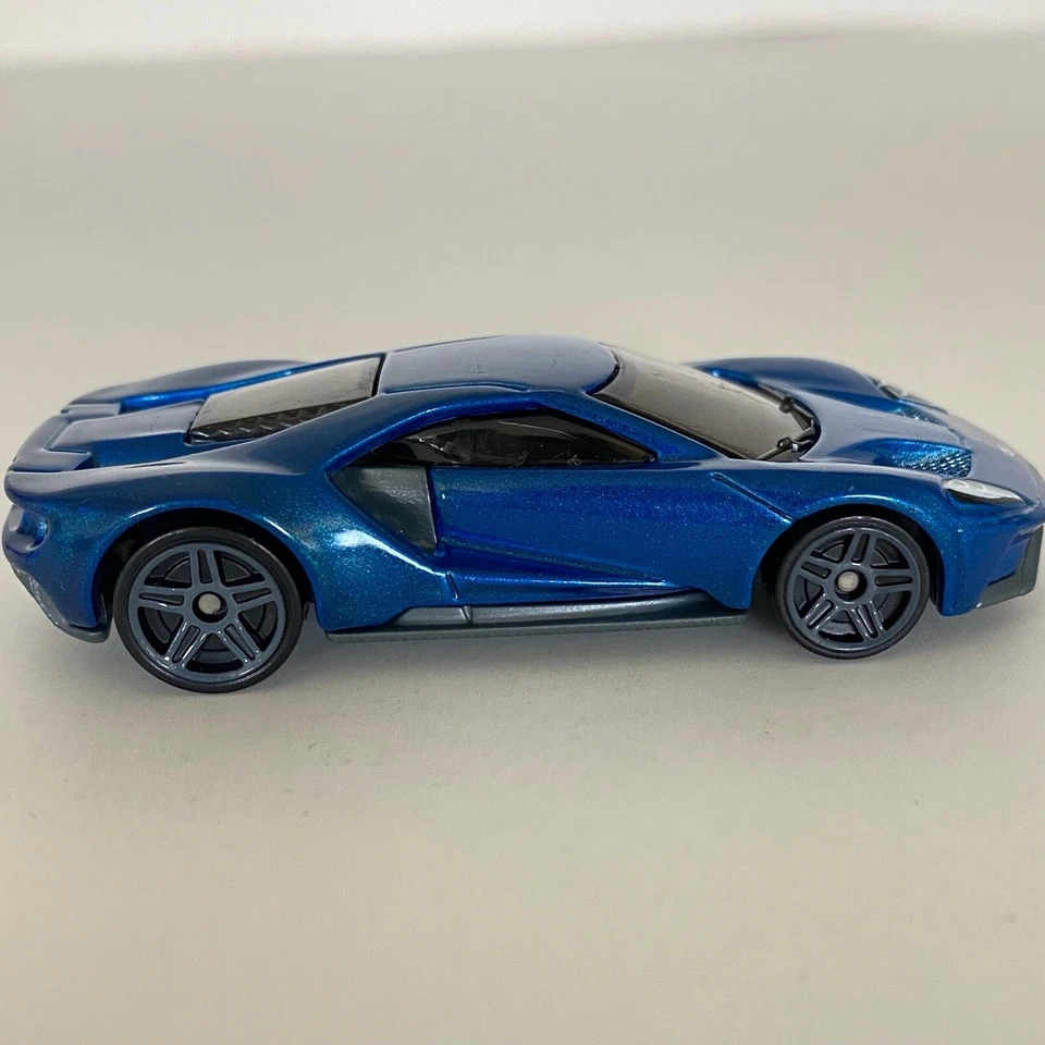 Ford GT Hot Wheels Exotics Car 17 1:64 Mattel azul oscuro 2015 Foto 4 de 4