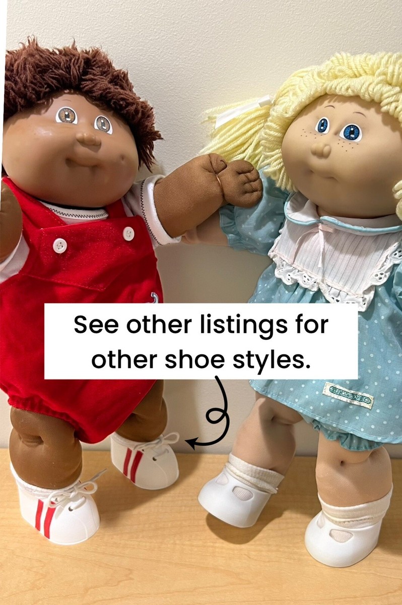 ATHLETIC Two-Stripe Replacement Shoes For 16” Cabbage Patch
