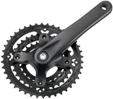 Samox AF29 Crankset - 170mm, 9-Speed, 48/36/26t, 104/Riveted BCD, JIS Square Tap