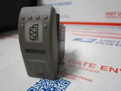 CARLING TECHNOLOGIES MIRROR HEAT SWITCH GREY  52006588 NEW , S3