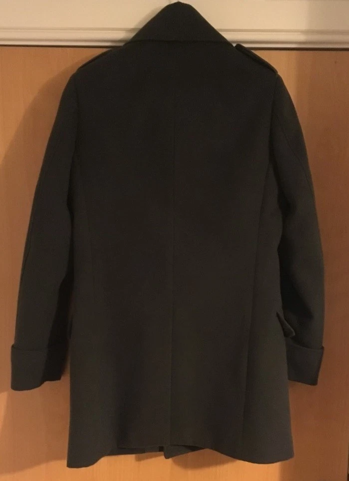 Gianni Feraud Military Pea Coat Size Small Mens