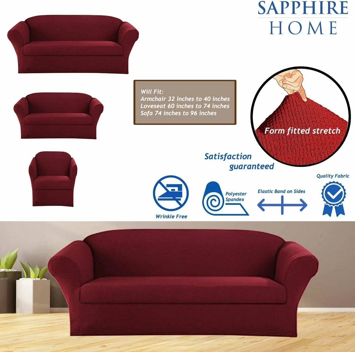 Slipcovers for store couches and chairs