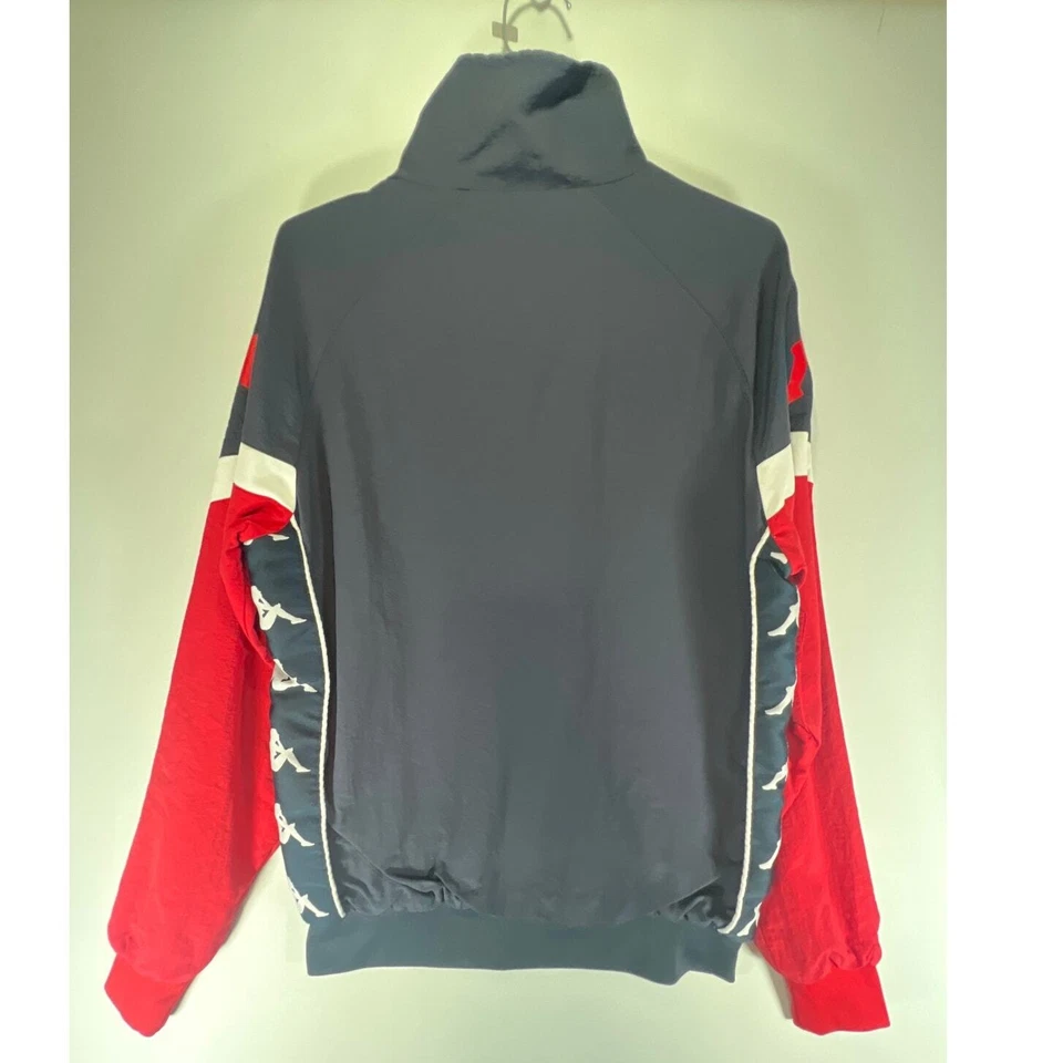 Kappa Authentic sportswear embroidered Logo Wind Breaker Jacket Blue Size: M - Image 2 of 4