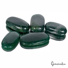740 Cts/5Pcs Natural Untreated Green Aventurine Oval Cab Wholesale Loose Gem Lot
