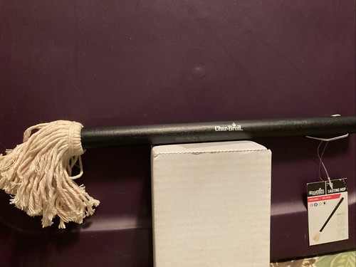 New-16" Char-Broil Basting BBQ Mop for Sauce, Wood Handle