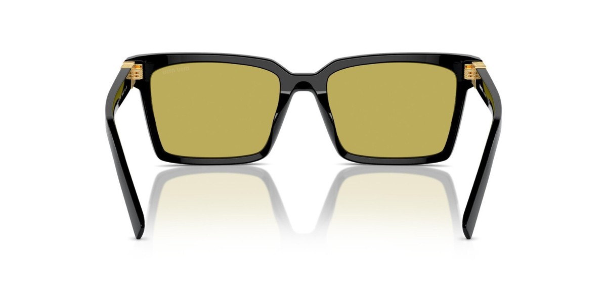Miu Miu SMU 13ZS Black/Olive Green (16K-07O) Sunglasses | eBay