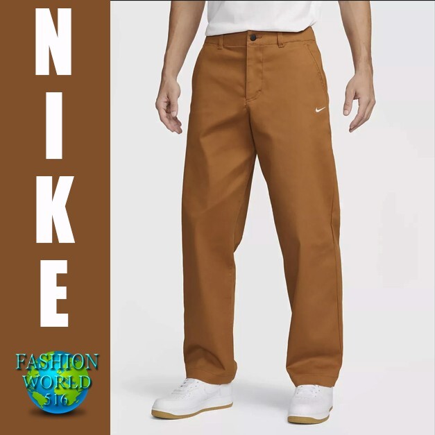Nike Life Men's El Chino Pants Size 30 FD0405-270 Brown | eBay