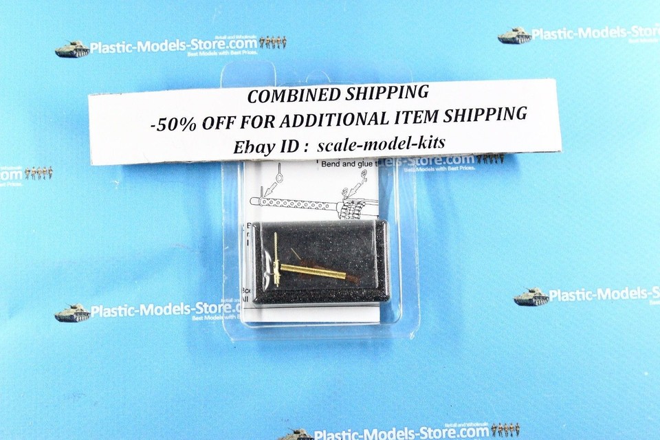 Browning M2 cal.50 Aircraft (fixed) MG Brass 1/72 Mini World 7230A