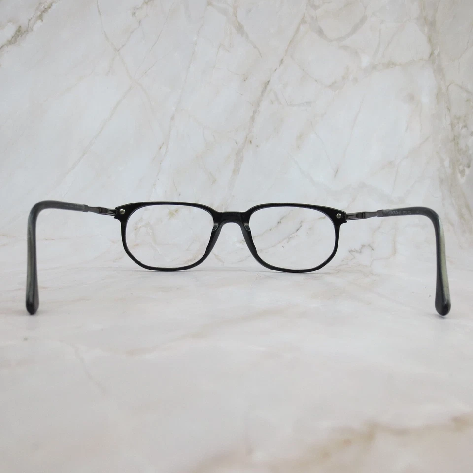 Marco de gafas Luxottica 3139 para hombre negro mate borde completo cuadrado 52-20-140 Foto 4 de 4