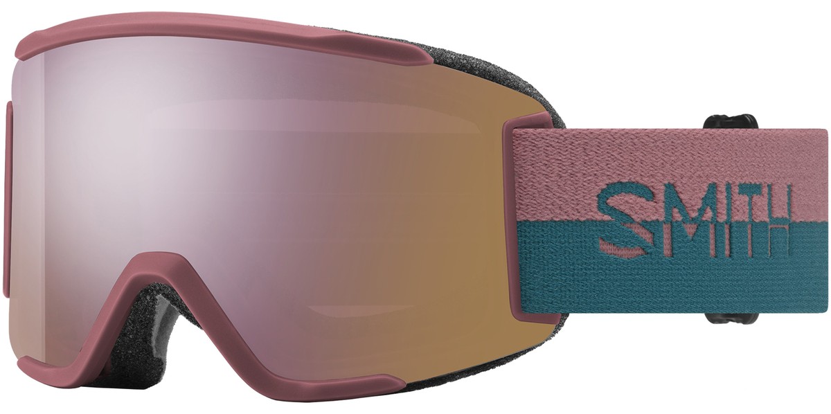 SMITH SQUAD S CHALK ROSE SPLIT ゴーグル スミス Smith Optics Squad S ChromaPop Chalk Rose Split Shield