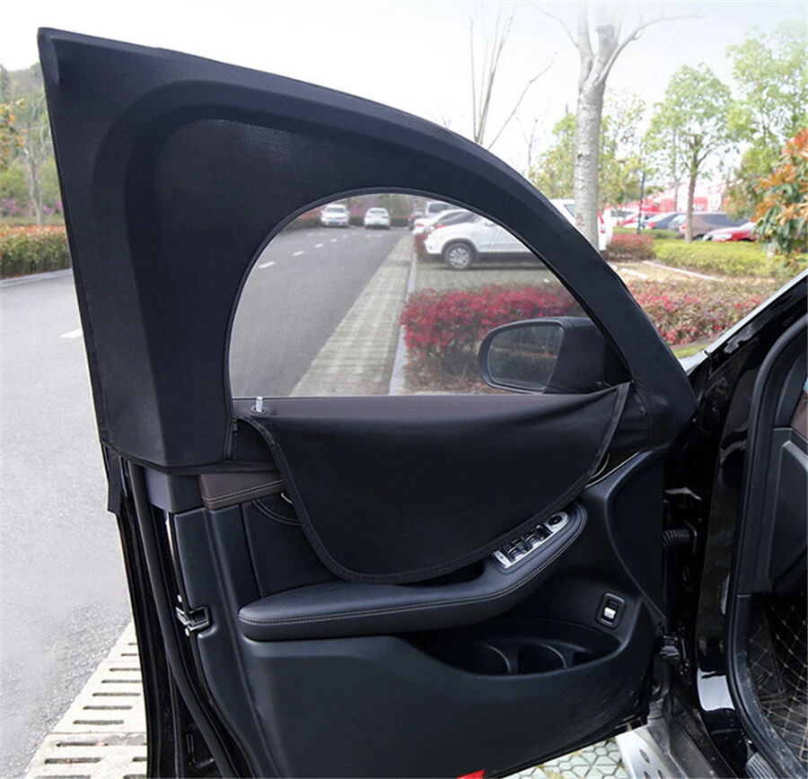 Cubierta de bloque de visera parabrisas retráctil ventana lateral delantera trasera del coche Foto 2 de 4