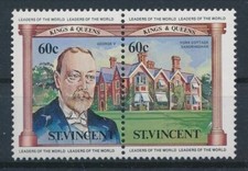 St. Vincent 1984 MNH Se-tenant, King of UK & Emperor of India George V  
