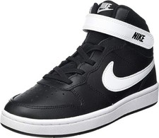 Little Kid's Nike Court Borough Mid 2 Black/White CD7783 010