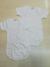 2 BODY BIANCO NEONATI PRIMAVERILI 0-1-3-6-9-12-18-24-36 MESI