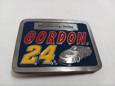 Jeff Gordon Nascar Winston Cup Series Belt Buckle Limited Edition COA NEW