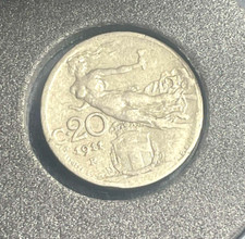 20 centesimi, 1911 Impero Vittorio Emanuele III, Regno D’italia, moneta, coin