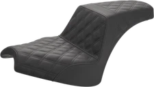 Saddlemen Step Up Seat Driver/Passenger Lattice Stitch Black I21-04-175
