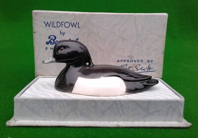 BESWICK ''GETUFTETE ENTE'' GENEHMIGT VON SIR PETER SCOTT - VERPACKT - 1523.