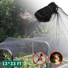 13x33FT Mesh Anti Bird Netting Soccer Baseball Game Poultry Fish Net Heavy Duty