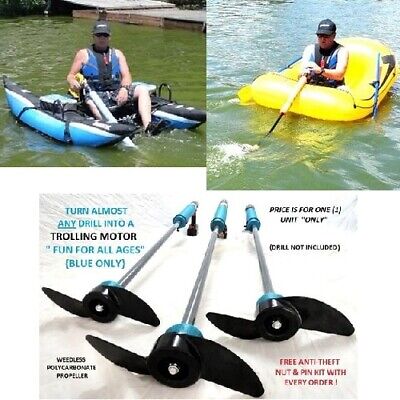 Amazing Paddle Raft Kayak Tube Boat Flyfish Canoe Pontoon Drill Pwrd Troller 