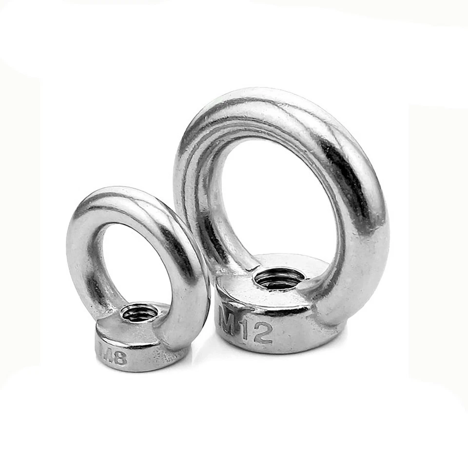 Edelstahl A2 V2A Ringmutter DIN 582 Muttern M3 M4 bis M36 Hängende Ringmutter - Bild 4 von 4