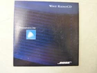 Bose Wave Radio CD Owners  Demonstration Disc w/Protective Sleeve