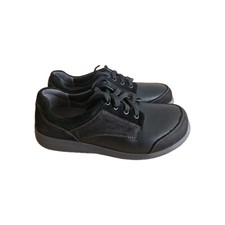 NEU Helvesko Schnürschuhe Damen 41 schwarz breiter Fuß