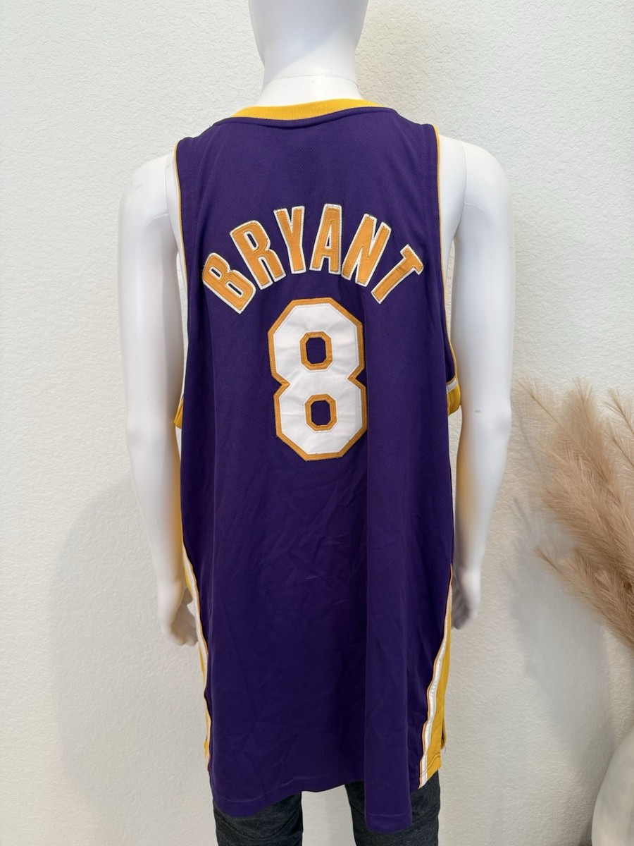 Authentic Kobe Bryant Lakers Purple #8 Vintage Reebok Jersey Men's