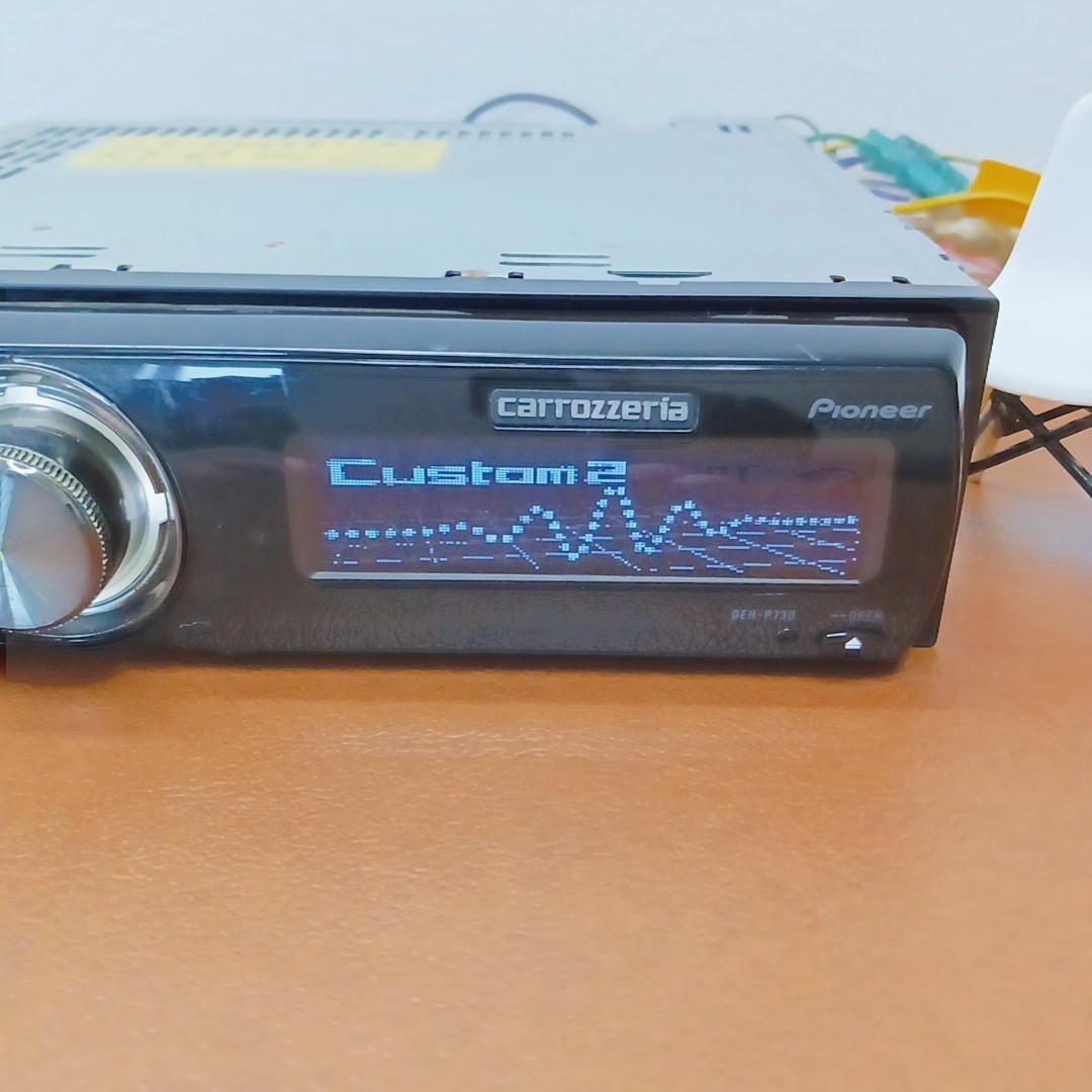 【希少】carrozzeria DEH-P730 Pioneer Carrozzeria DEH-P730 1DIN Car Audio CD Tuner DSP Tested