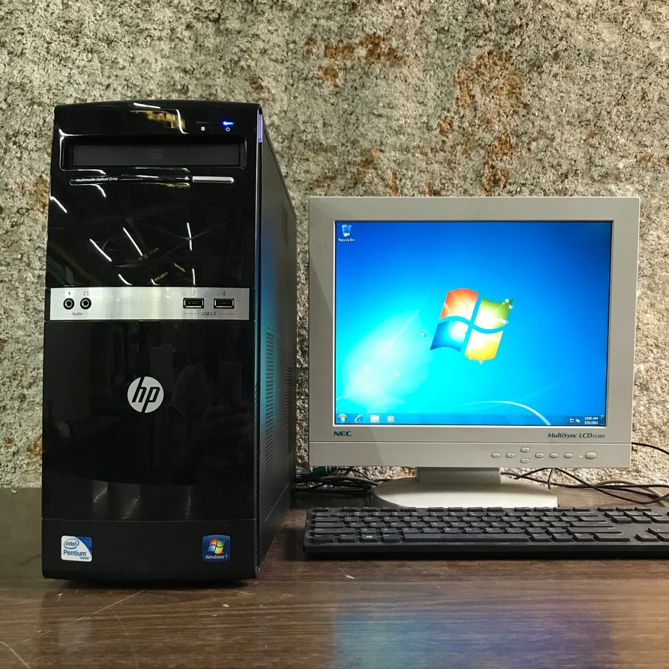 HP Desktop Computer Pentium D 3.00GHz 2GB RAM 320GB HDD (Windows 7 Pro 64-Bit) - Image 2 of 4