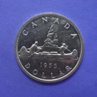 1955 CANADA Silver Dollar BU Cond -