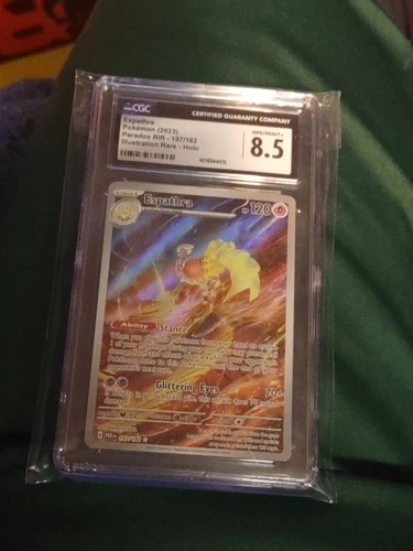 2023 Pokemon Espathra Paradox Rift #197 - CGC 8.5