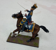 First Legion French Mounted Artillery Colonel Riding Horse Toy Soldier