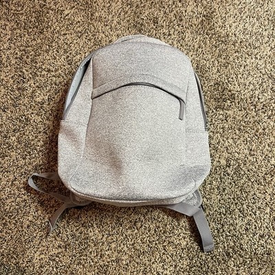 DSW Exclusive Backpack Dual Shoulder strap Heather Gray Fabric Padded Handle