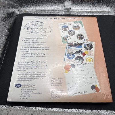 2 Creative Memories Collection Custom Cutting Systems 3 Circle New