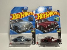 Hot Wheels 2025 Jaguar MK1 HW RACE DAY 2/10 ( Lot Of 2) FACTORY SEALED SET!!!!!