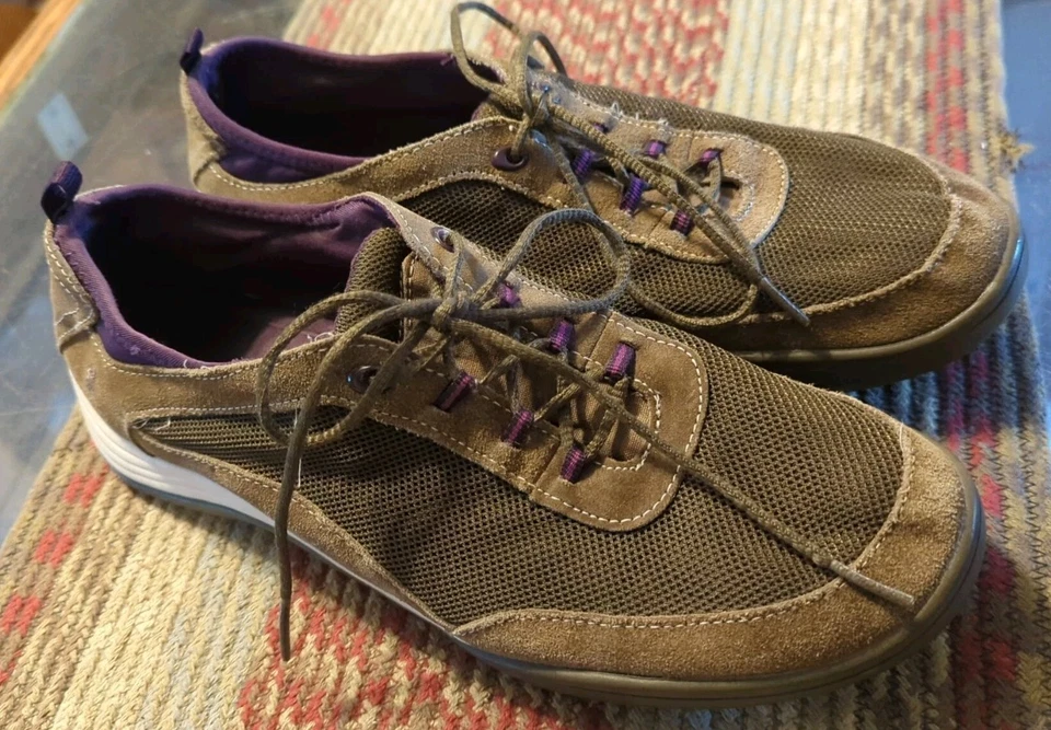 Кроссовки женские Grasshoppers Explore на шнуровке размер 12 N оливковая кожа текстиль - Изображение 3 из 4