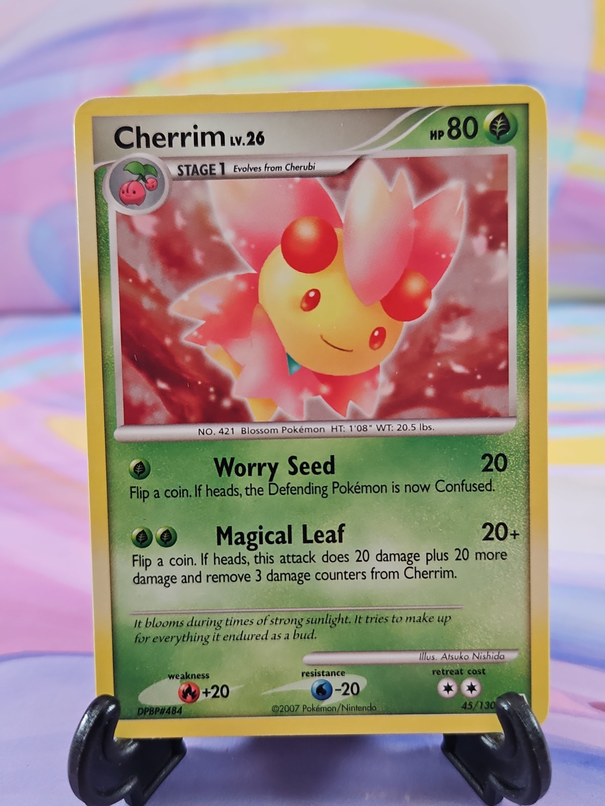 Pokemon TCG Diamond & Pearl Card | Cherrim Lv. 26 45/130 Uncommon