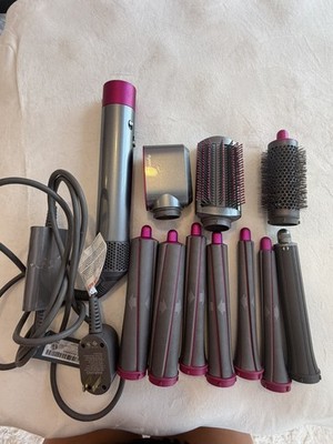 Dyson Airwrap Complete Multi Styler Nickel/Fuchsia 1.2/1.6in 1300W HS01 Case