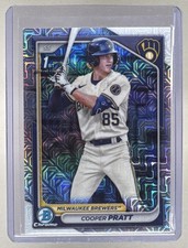 Cooper Pratt 2024 Bowman Mega Box #BCP-137 Mojo Refractor Chrome Prospects
