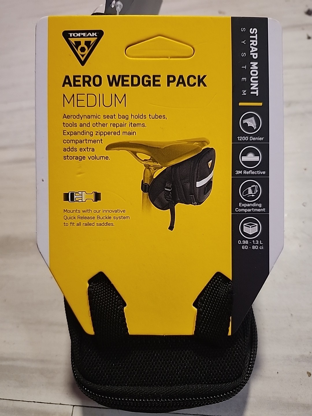 Topeak Small Aero Wedge Pack Bike Seat / Saddle Bag New