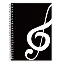 Blank Sheet Music Notebook, Composition Staff Paper Notebook, Manuscript Paper