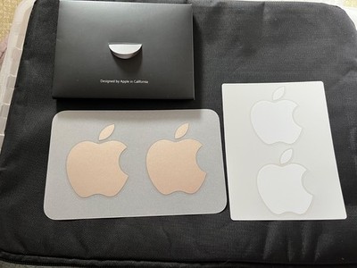 Apple Mac Book Air Hello Pack in deutsch,IPhone Info+ 6 Aufklebern,weiß+silber