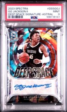 2023 PANINI SPECTRA DEEP SPACE SIGNATURES ASTRAL GG JACKSON II 10/49 PSA 9