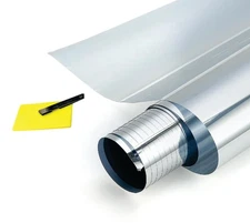 20incx100ft (20inch x 1200 inch) One Way Uncut Roll Window Tint Film Mirror P...