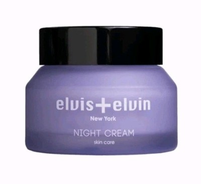 Elvis+Elvin New York revitalizing Night Cream 1.7 Fl.oz./50ml. Brighten Skin.