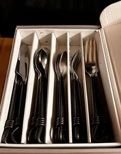 Gourmet Settings Twist & Shout 20 Pc Silverware Set
