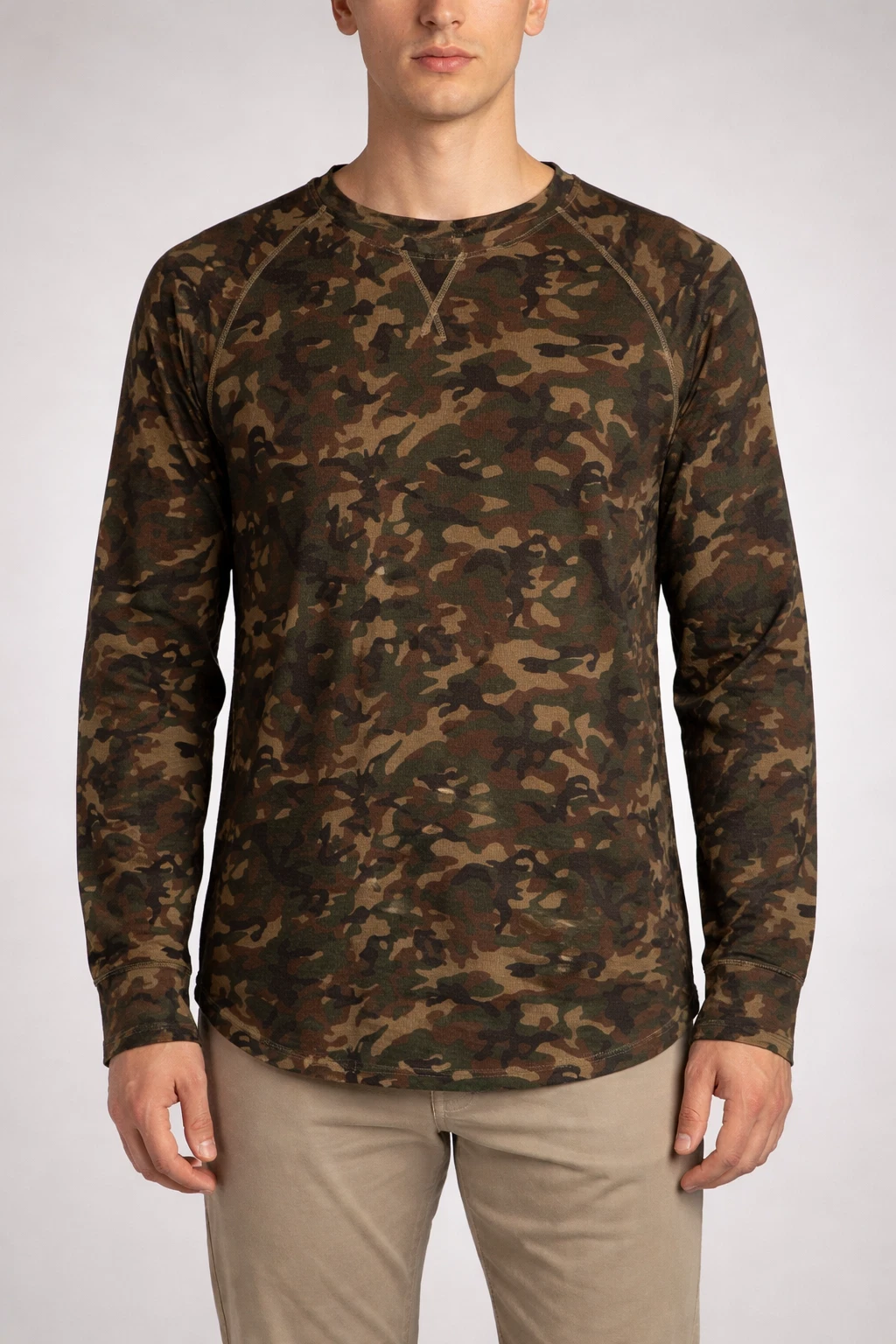 Buckhorn River Mens XL Camo Waffle Knit Thermal Shirt Long Sleeve NWT