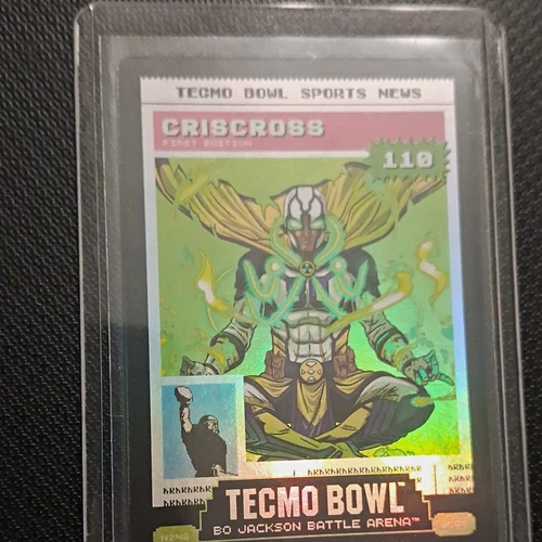 Crisscross Tecmo Bowl Bo Jackson Bo Jackson Battle Arena #110 Glow 1st Edition