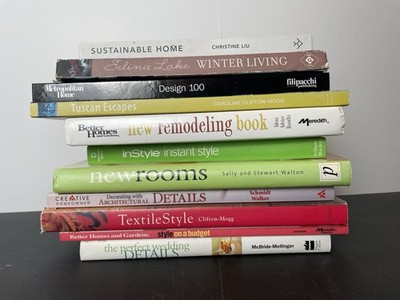 Design Book Lot Bundle Architect Textile Style Metropolitan Home Design